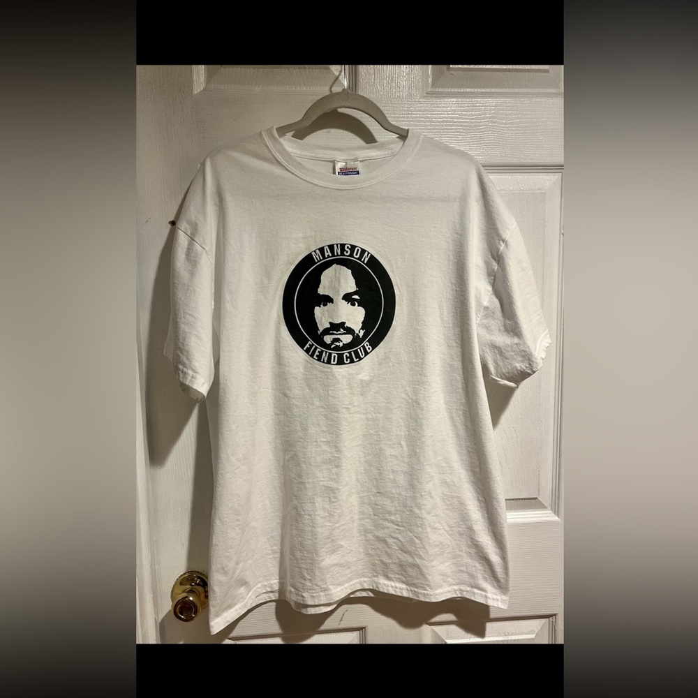 Vintage Y2K Charles Manson Fiend Club Tee